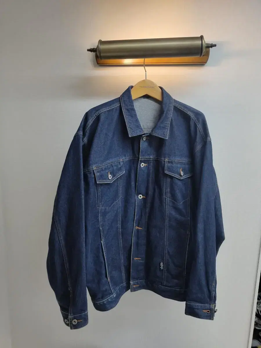 XL)KANGOL Kangol Overfit Denim Jacket sells