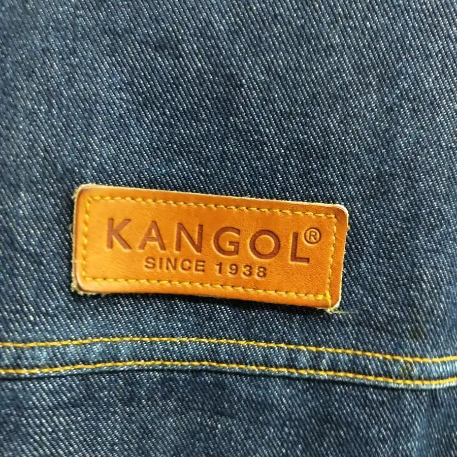 XL)KANGOL 캉골 오버핏 데님 자켓 팝니다