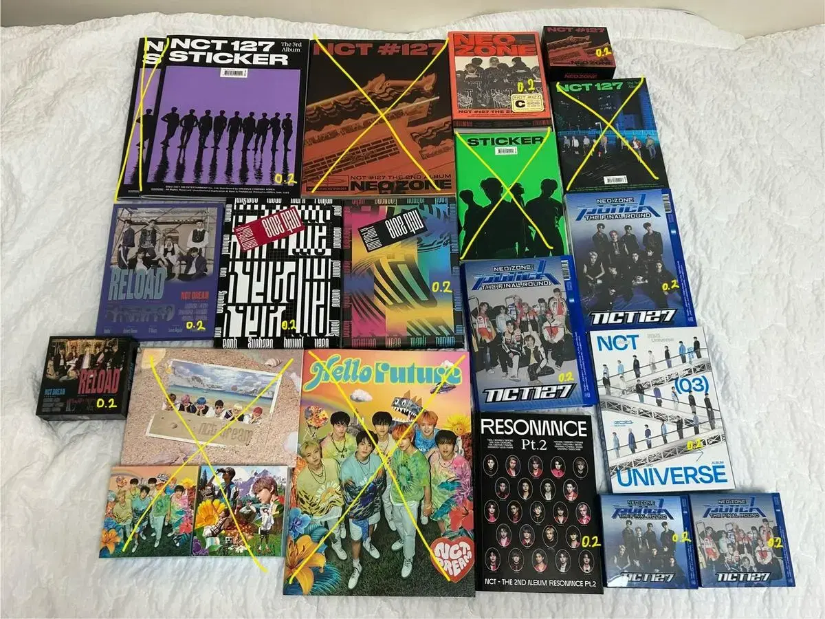 nct unsealed album album components wts/back/sticker postcard poster picture diary