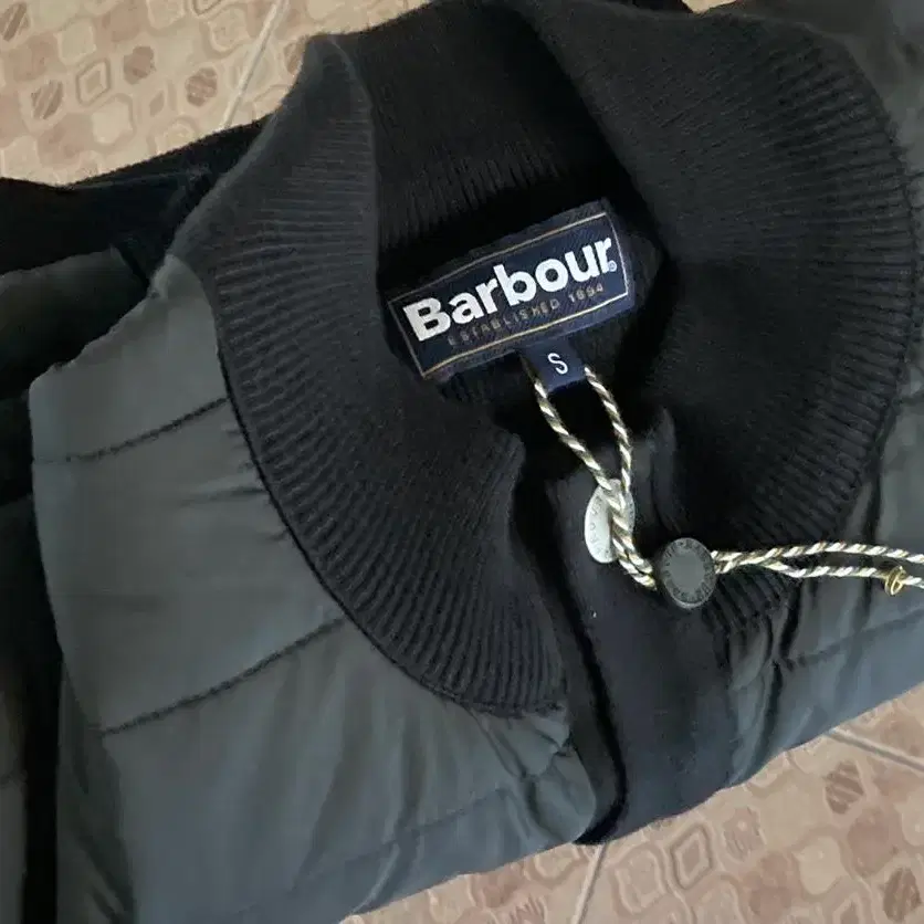 바버 barbour 조끼 s