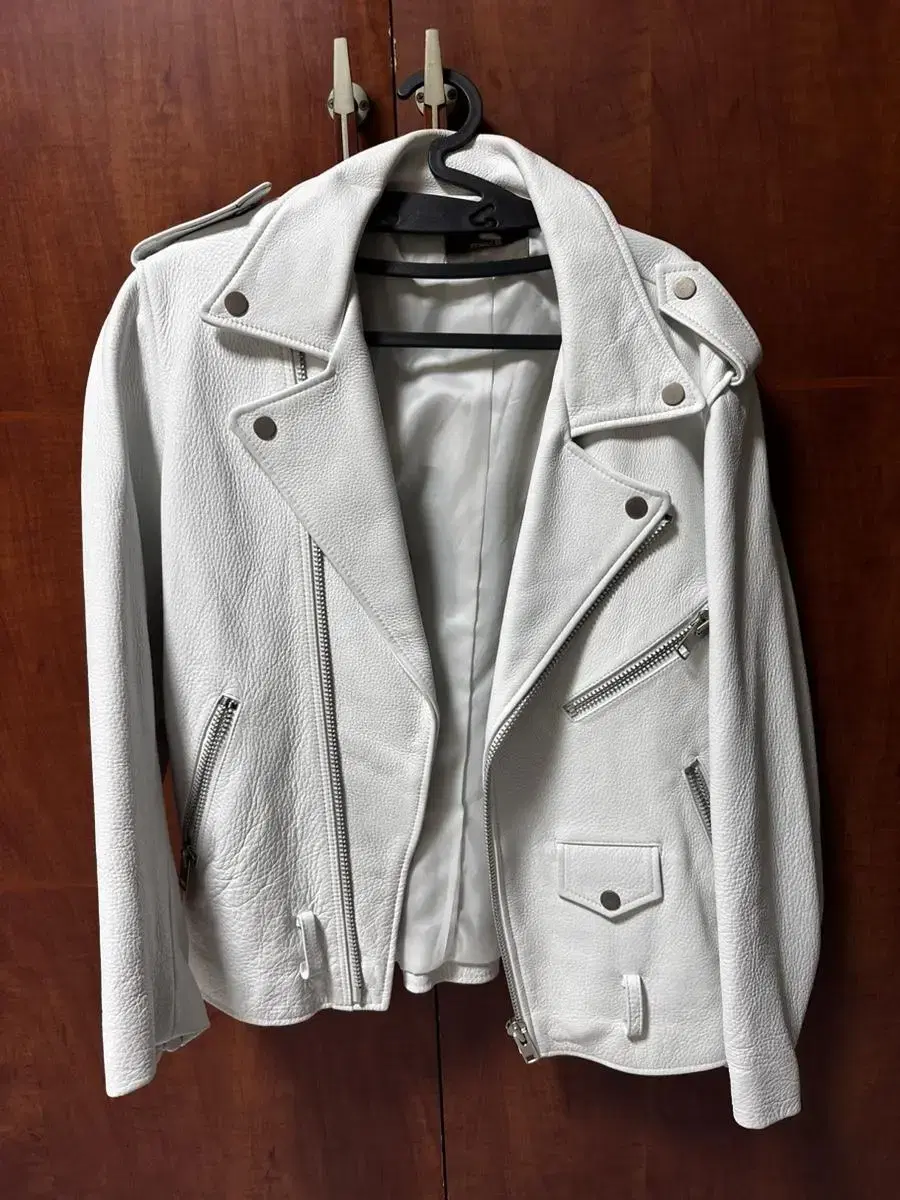 White Leather Jacket