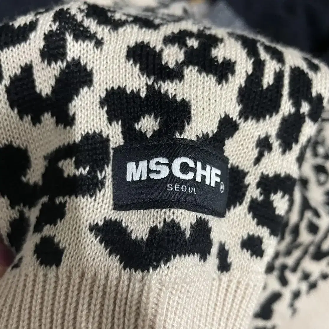 미스치프 mschf mischf 크롭 니트