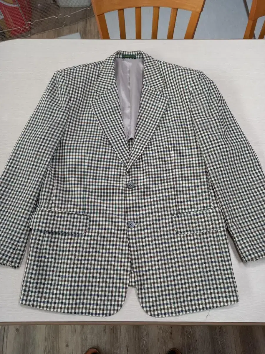 L100 Christian Daniel 50% wool50% check blazerDL-174