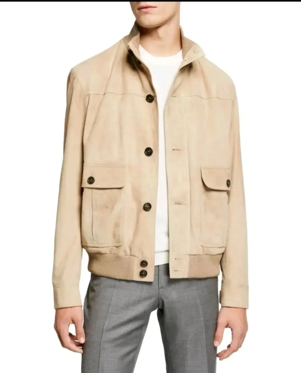 Brioni Men's Suede Bomber Jacket for Brioni (Brioni Jacket)