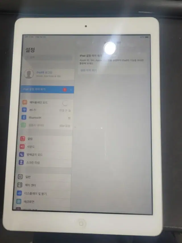 아이패드에어1 셀룰러 32g 액정무기스  무잔상 판매