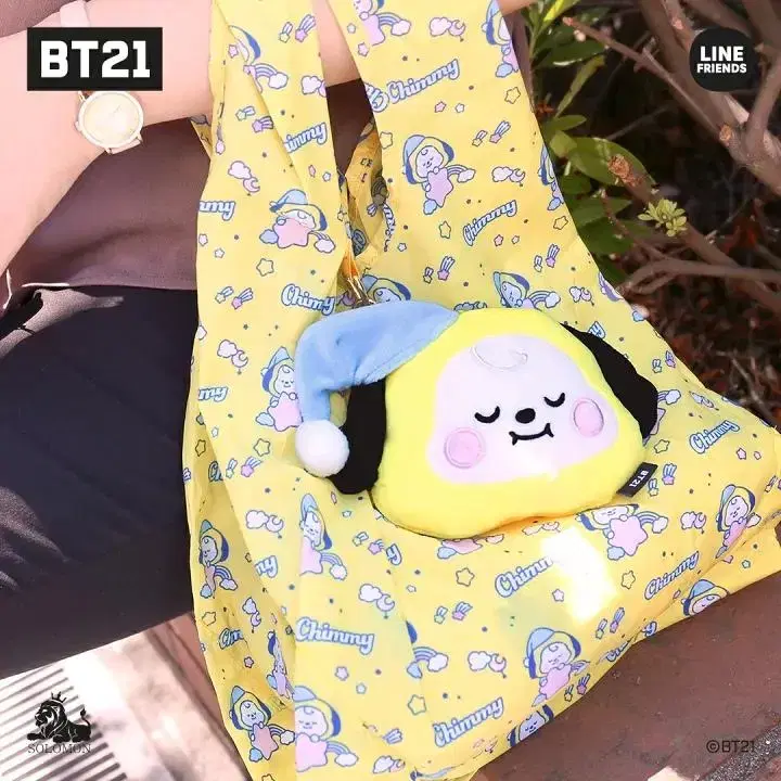 Bt21 일본 인형 장바구니 에코백