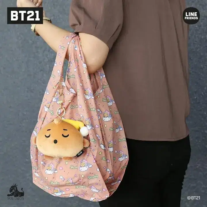 Bt21 일본 인형 장바구니 에코백