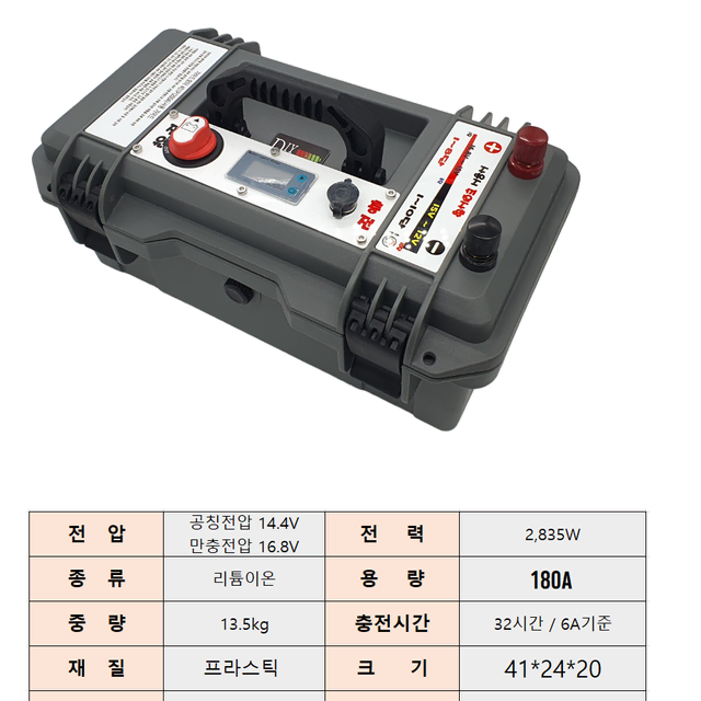 180A 16V 대용량 가이드배터리 선외기 배터리