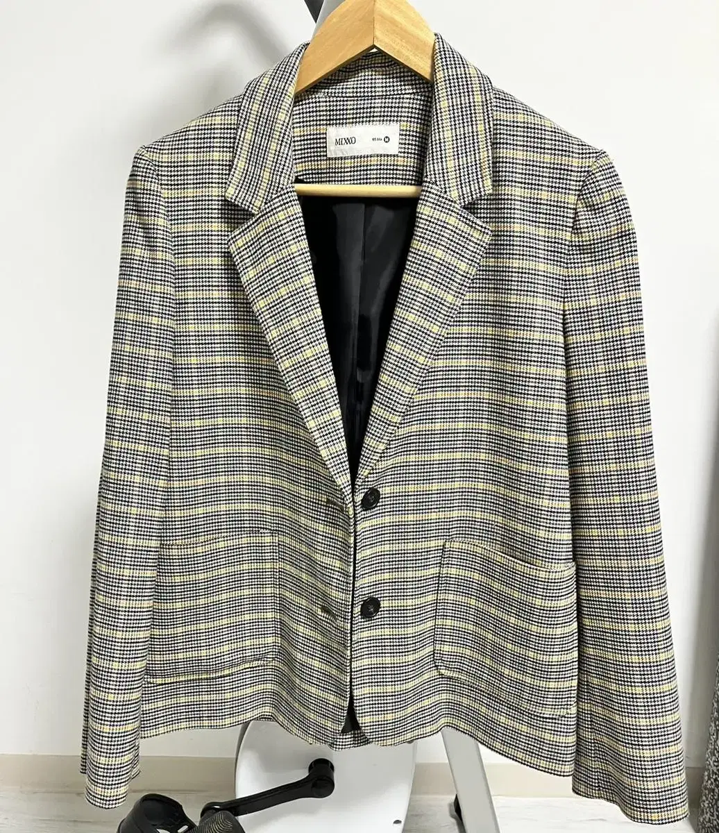 MIXO MIXO Check Blazer Jacket (New)