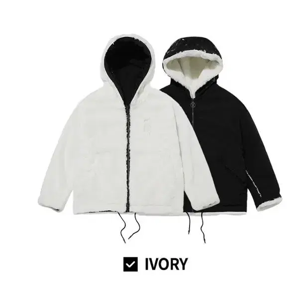 Lifework 20 밍스타 퍼 자켓 ivory