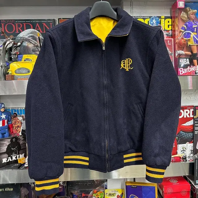 90s polo sport wool jk 폴로스포츠 양면 울 바시티 자켓