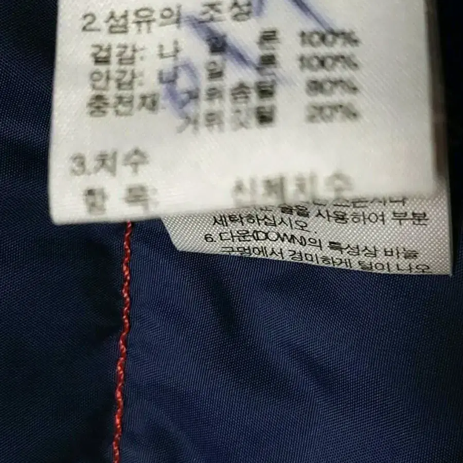 노스페이스 구스다운 700 패딩 100