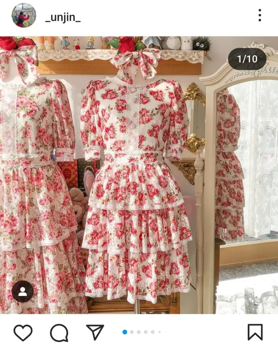 유앤진 unjindress42 레드로즈 미디 (unjinmade)