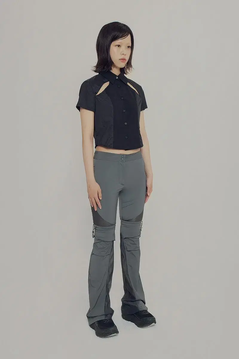 hug your skin 2 way boots-cut pants