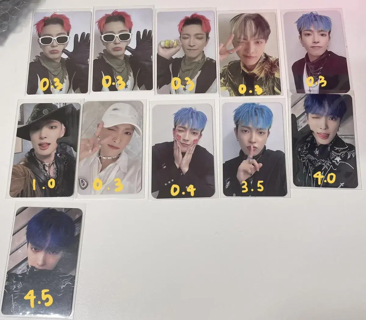 ateez photocard unreleased photocard album wts