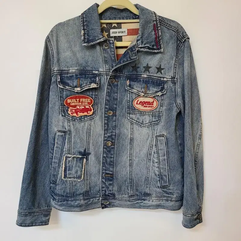 Genuine] Jeep Jeep S 90 Shared Vintage Jeans Jacket Jeans Jacket M-Jacket-052