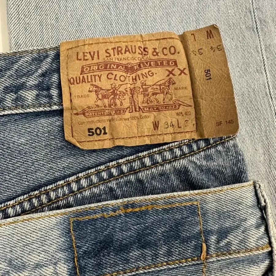 1/OFF Paris Levi's denim pants