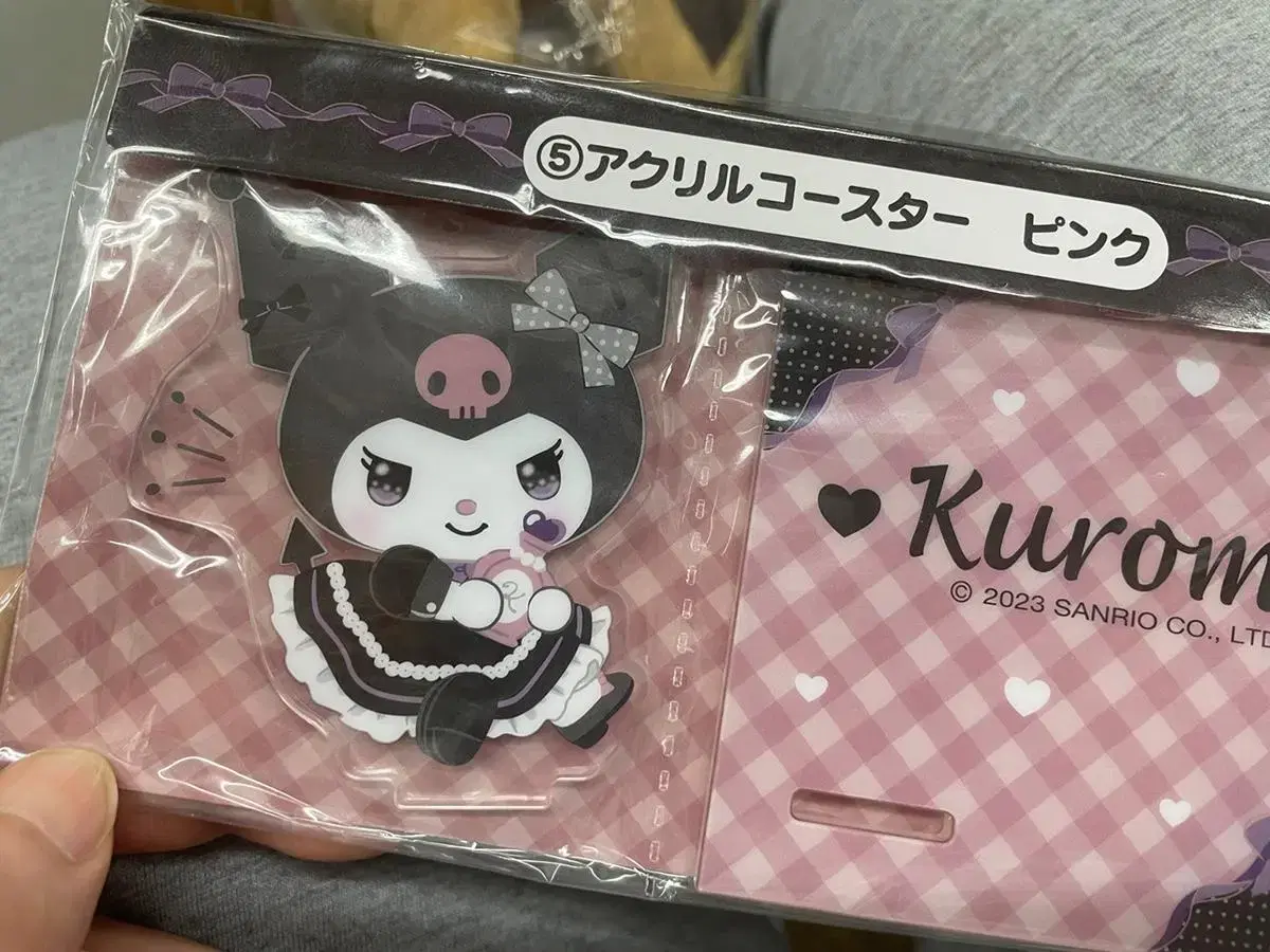 Sanrio Atarikuji Kuromi acrylic Coaster First Lottery Ichibankuji