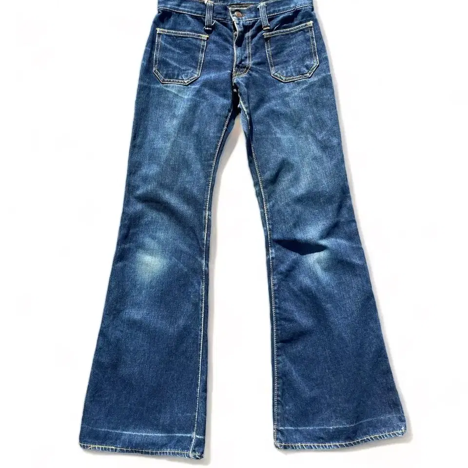 60s coloud denim bell bottom pants