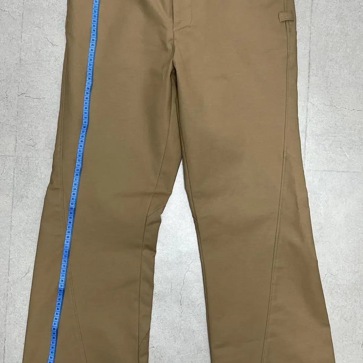 [수선된 M] STU Flared Cotton Pants Camel