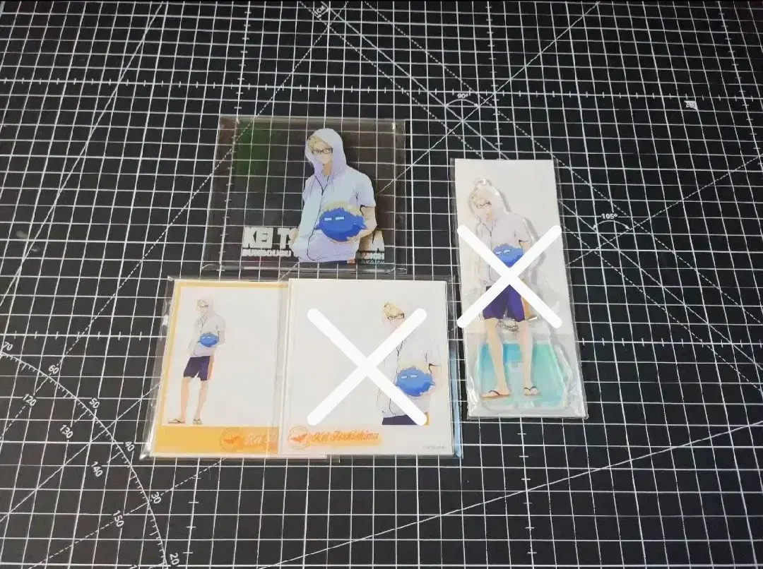 Haikyuu Tsukishima Kei yeoreum acrylic stand Transparent Coaster Polaroid