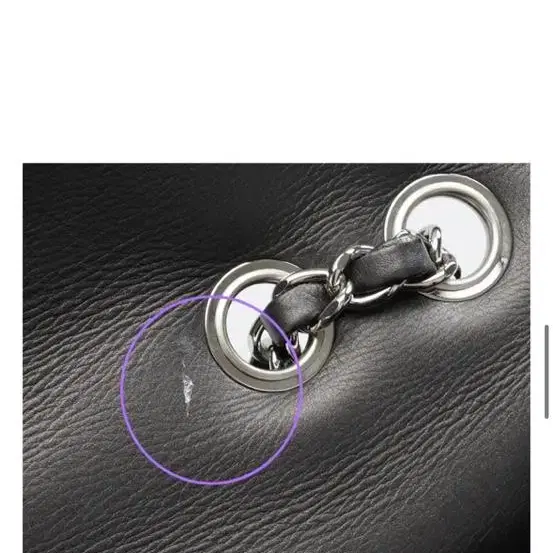 샤넬 스티치 플랩백 블랙 사진 3