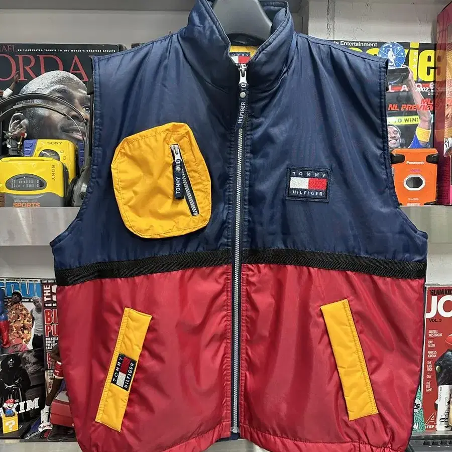 90s tommy hilfiger vest 타미힐피거 올드스쿨 조끼