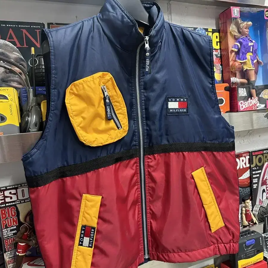 90s tommy hilfiger vest 타미힐피거 올드스쿨 조끼