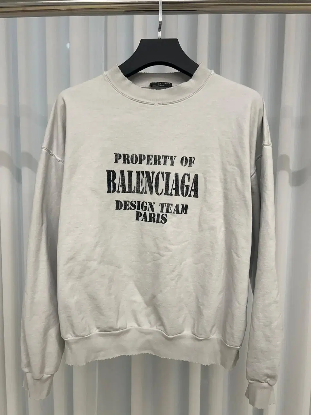 (M)Balenciaga Men's Man to man white