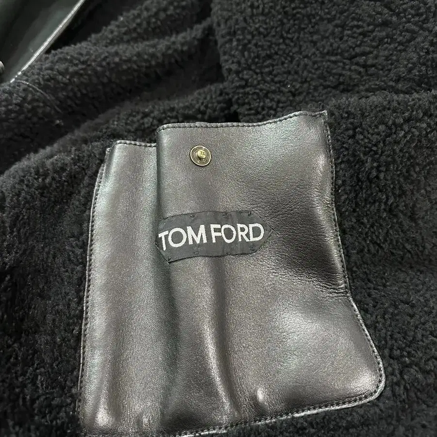 [50] TOMFORD 톰포드 더플 무스탕 롱코트 블랙