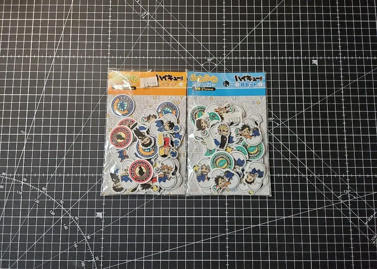 Haikyuu fuwa fuwa sticker A-type B-type karasu no nekoma aobajyosai sei jyo