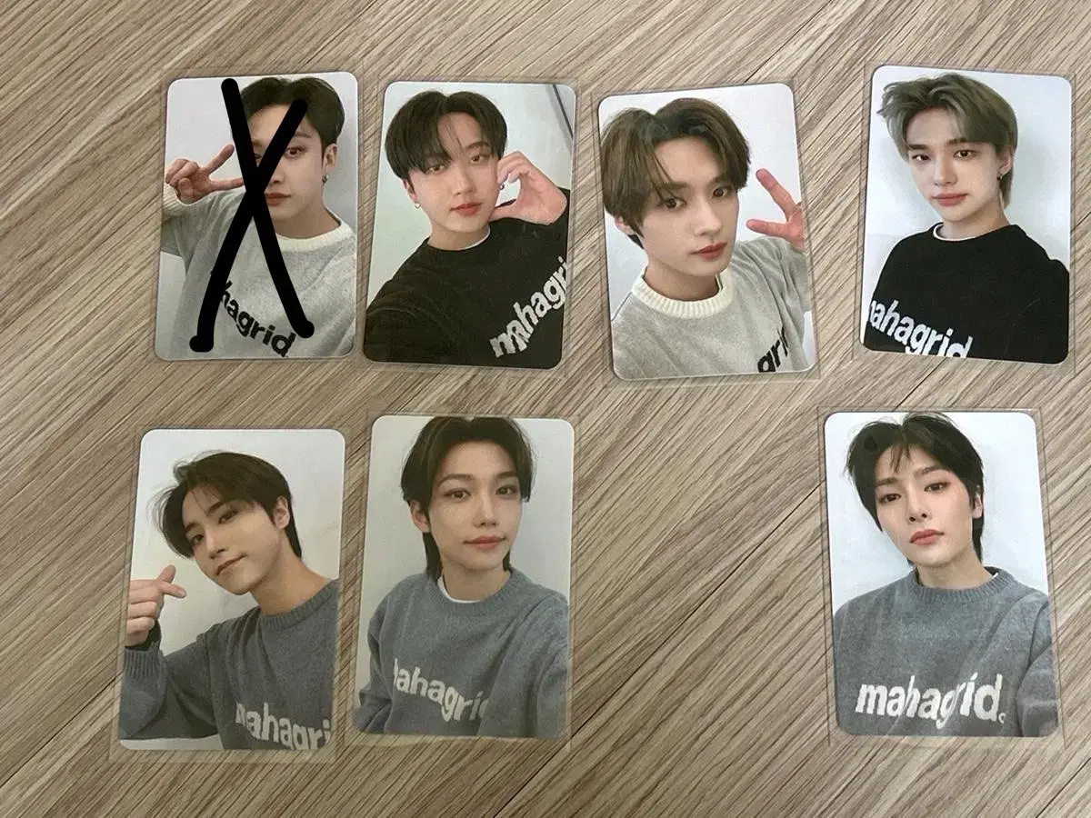 Straykids skz felix hyunjin mahagrid 4th photocard