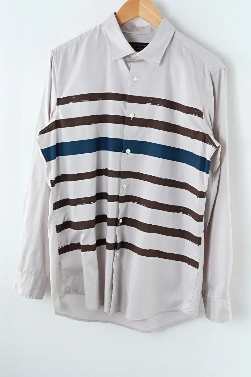 (L) Jill Stuart Shirt Southern Line Pattern Old School limited edition EOVintage