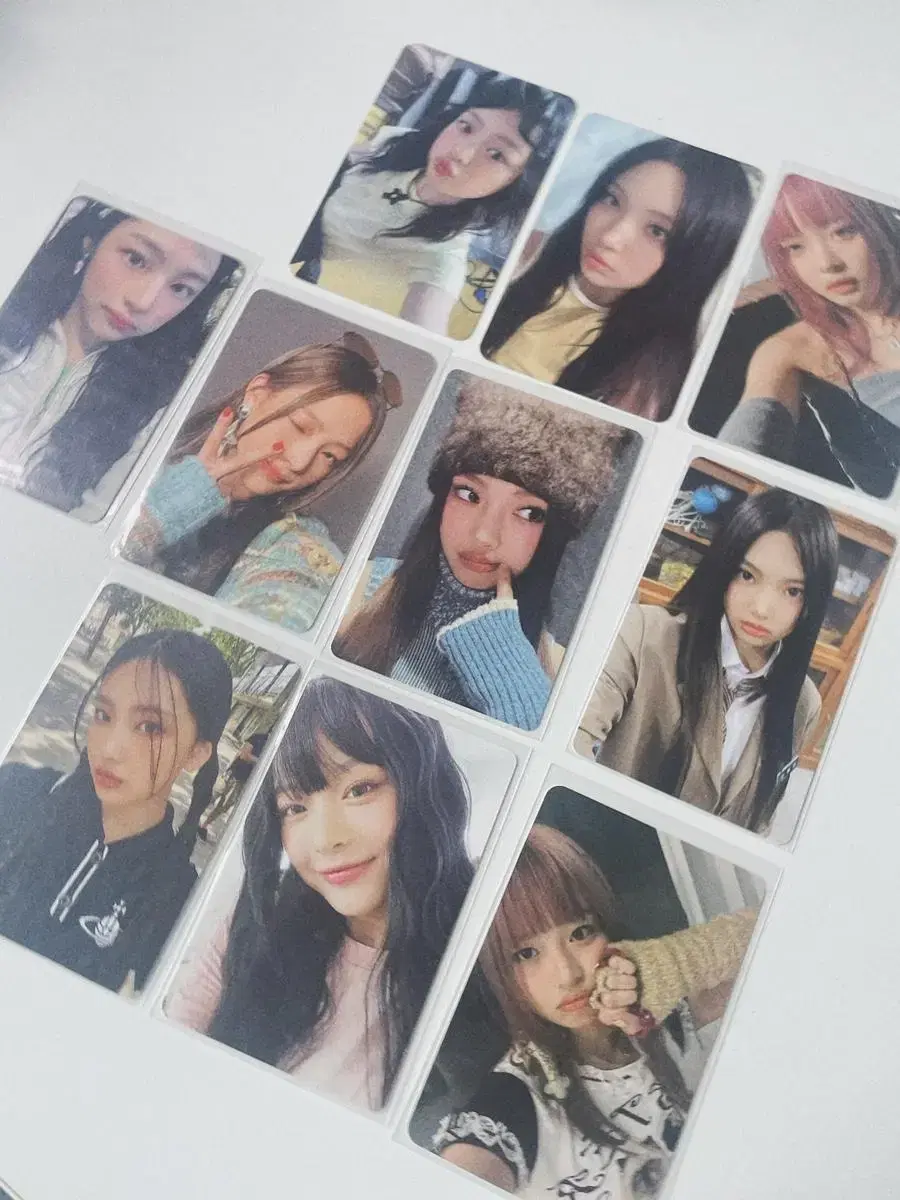 Source)) new jeans photocard minji danielle hyein hanni OMG no flaws