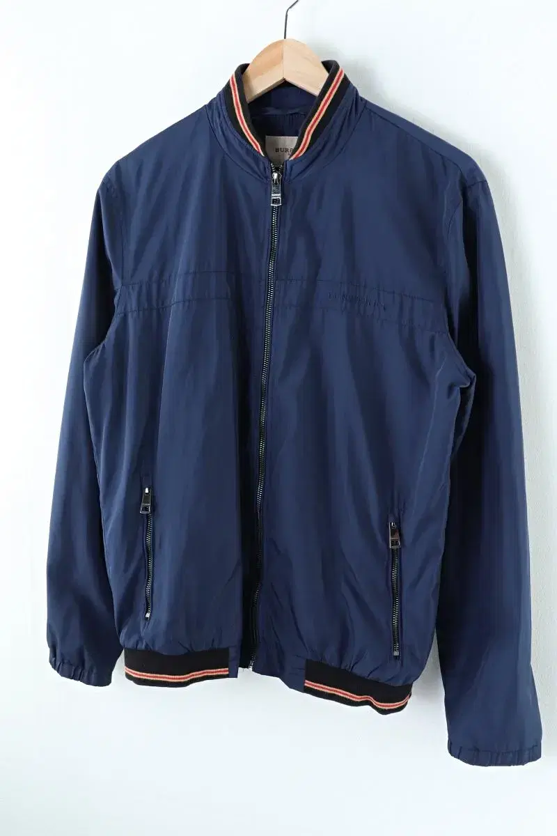 (L) Vintage zip-up windbreaker jacket Damage aviation jumper old school