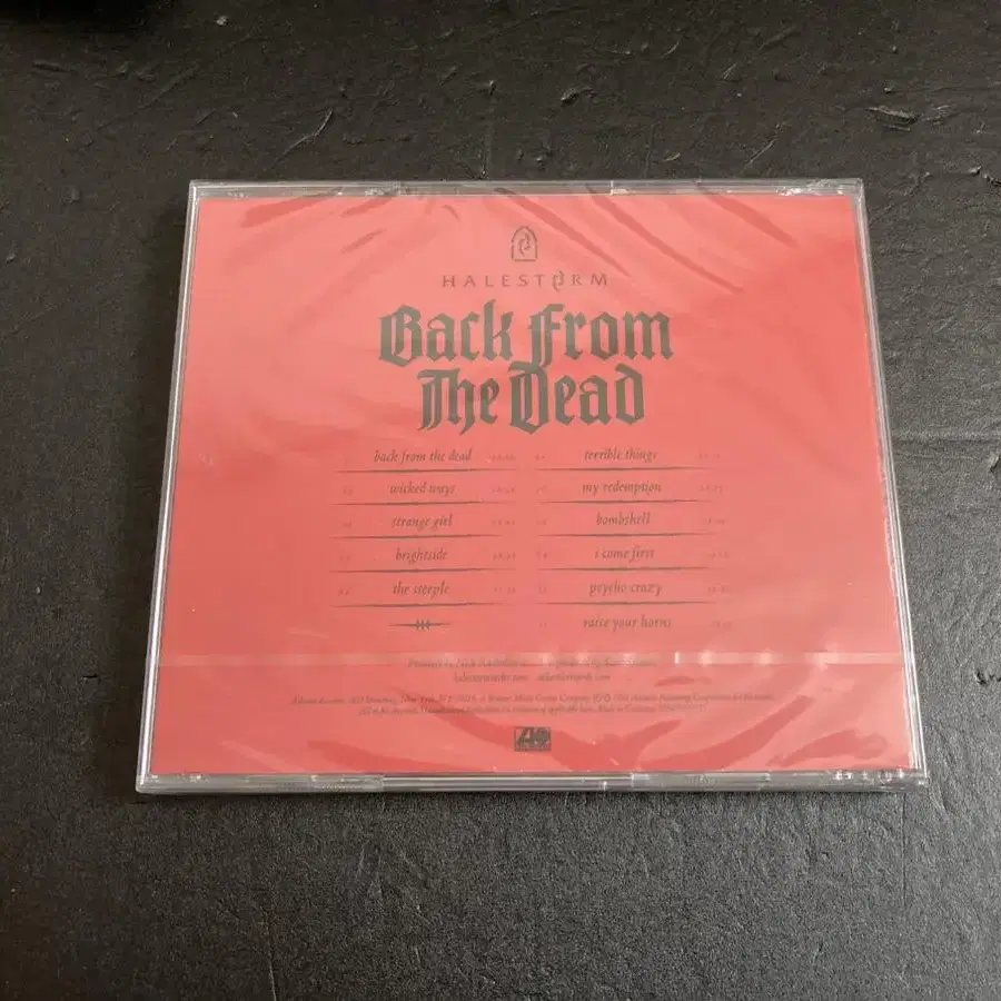 헤일스톰-Back From The Dead 싸인아트카드+CD