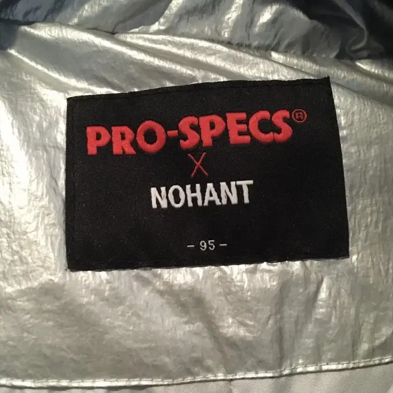 (M) 프로스펙스Pro-specs XNOHANT 콜라보 실버 패딩 떡볶이