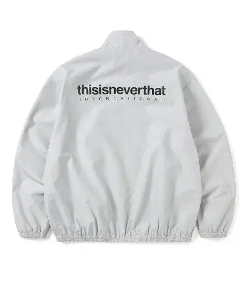 This Is Never That Team Jacket Windbreaker Light Grey Size M