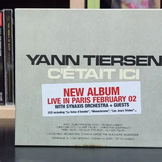 YANN TIERSEN 얀 티에르상 CD - LIVE IN PARIS