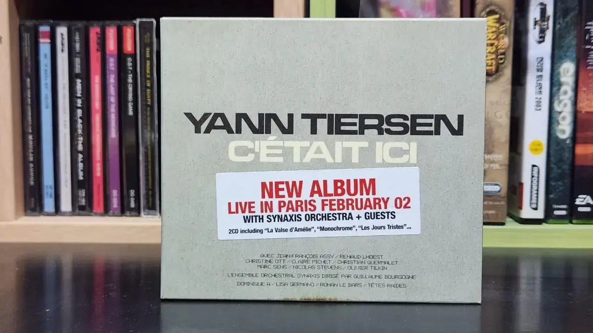 YANN TIERSEN 얀 티에르상 CD - LIVE IN PARIS