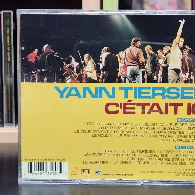 YANN TIERSEN 얀 티에르상 CD - LIVE IN PARIS