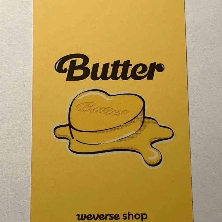 BUTTER 위버스 특전 지민