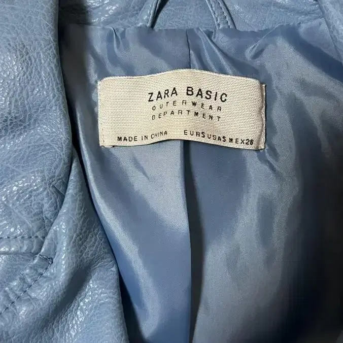 자라 zara 가죽 라이더 자켓