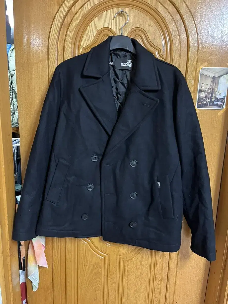 Moschino) Moschino Half Coat Size 48