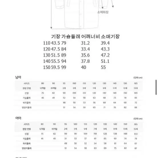 [닥스리틀] 닥스키즈 하우스체크 퀼팅점퍼(140)