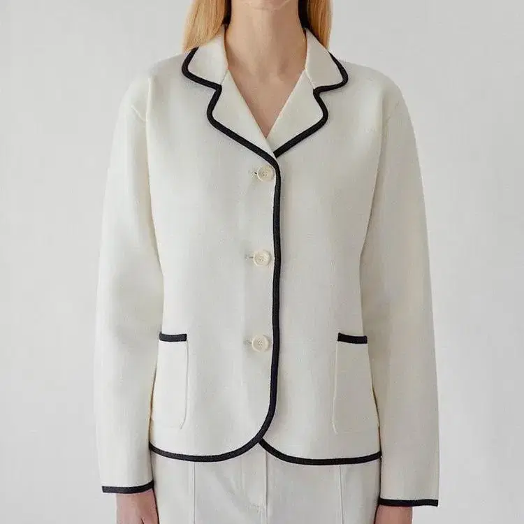 LO61 cafri knit jacket (ivory)