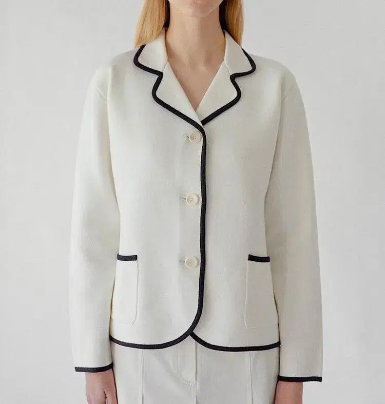 LO61 cafri knit jacket (ivory)