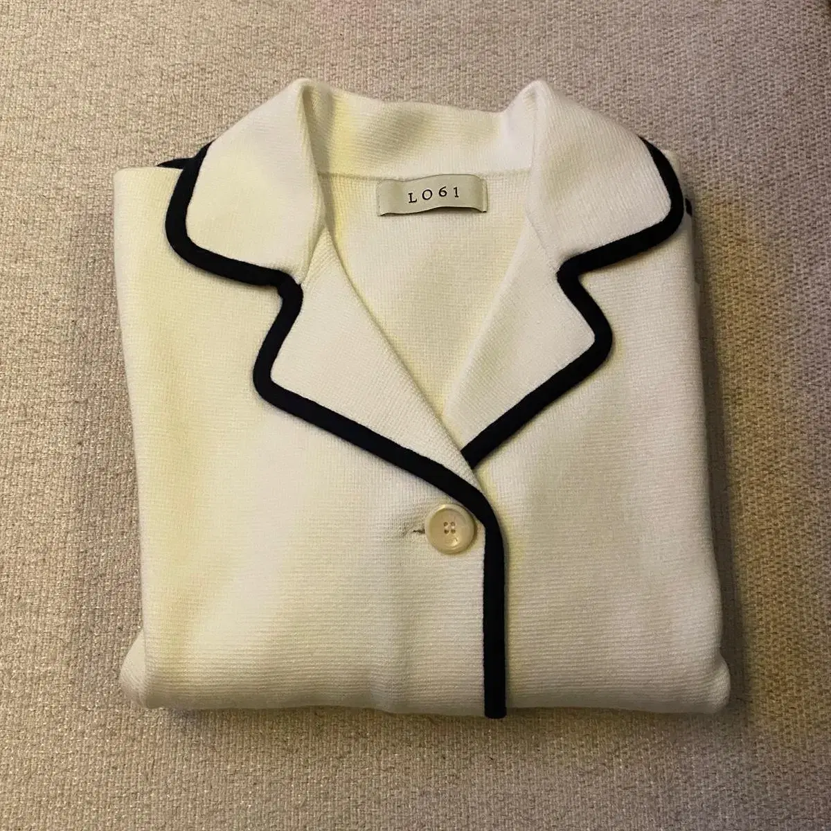 LO61 cafri knit jacket (ivory)