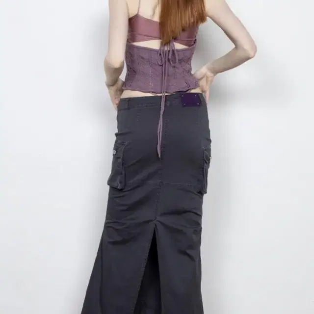 페인오어플레져 카고 스커트 NIX CARGO SKIRT charcoal