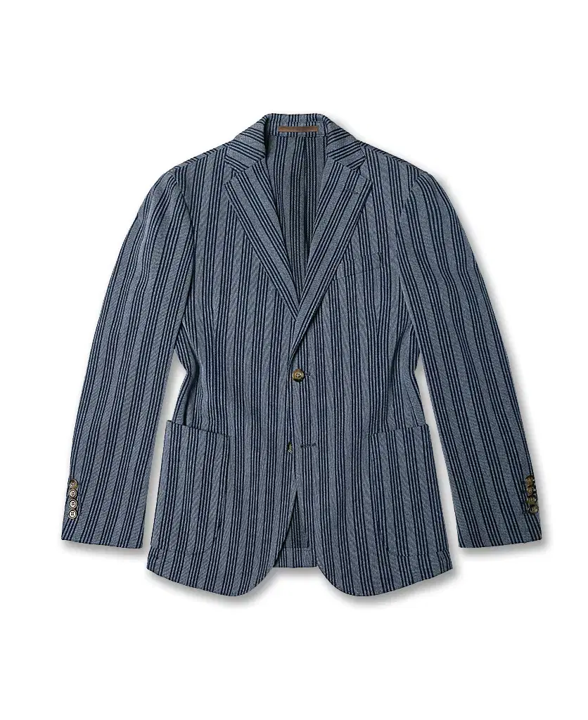 Eleventy [Eleventy] Striped Casual Classic Sports Jacket